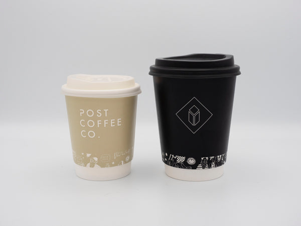 Post Branded Hot Drink Cup and Lid