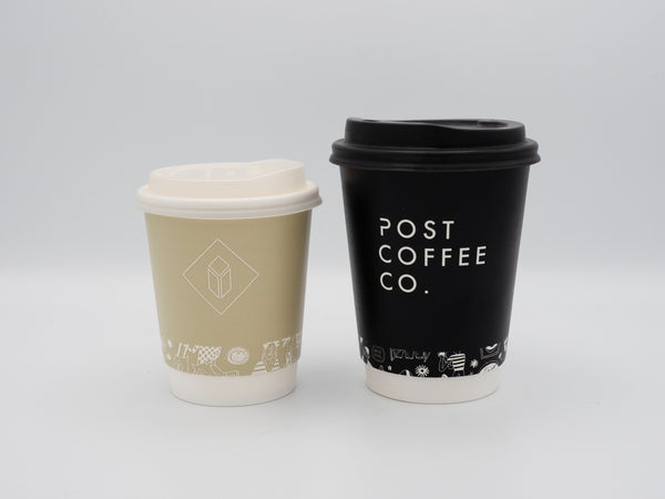 Post Branded Hot Drink Cup and Lid