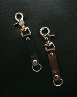 Post Leather Keychain